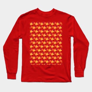 Orange Petals Long Sleeve T-Shirt